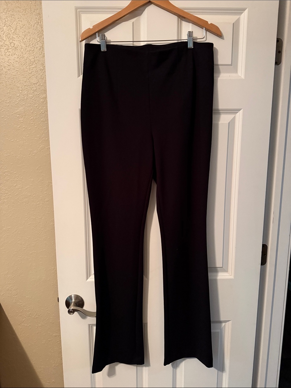 Express Columnist Black Bootcut Stretch Pants
